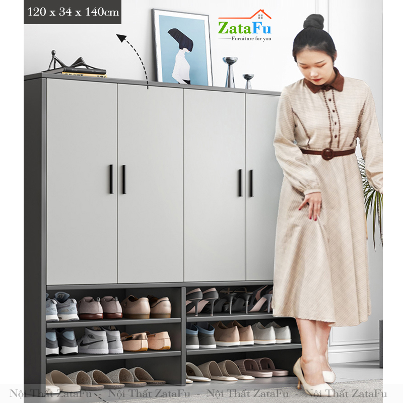 tủ giày thiết kế thanh lịch