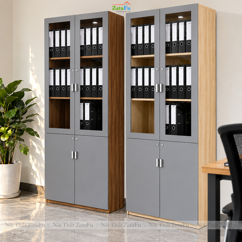 4. Phối màu thời thượng – Điểm nhấn hiện đại cho văn phòng: