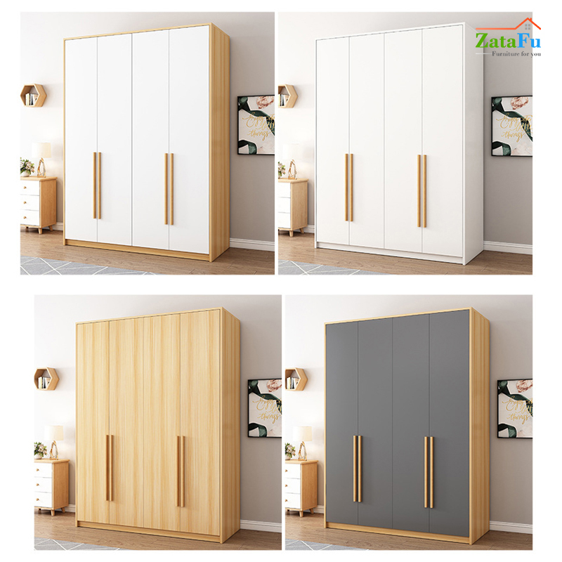Tủ quần áo 1m8 thiết kế đơn giản TQA-02