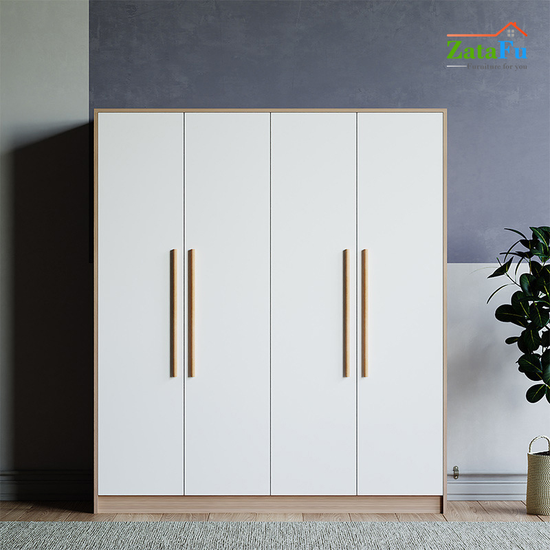 Tủ quần áo 1m8 thiết kế đơn giản TQA-02