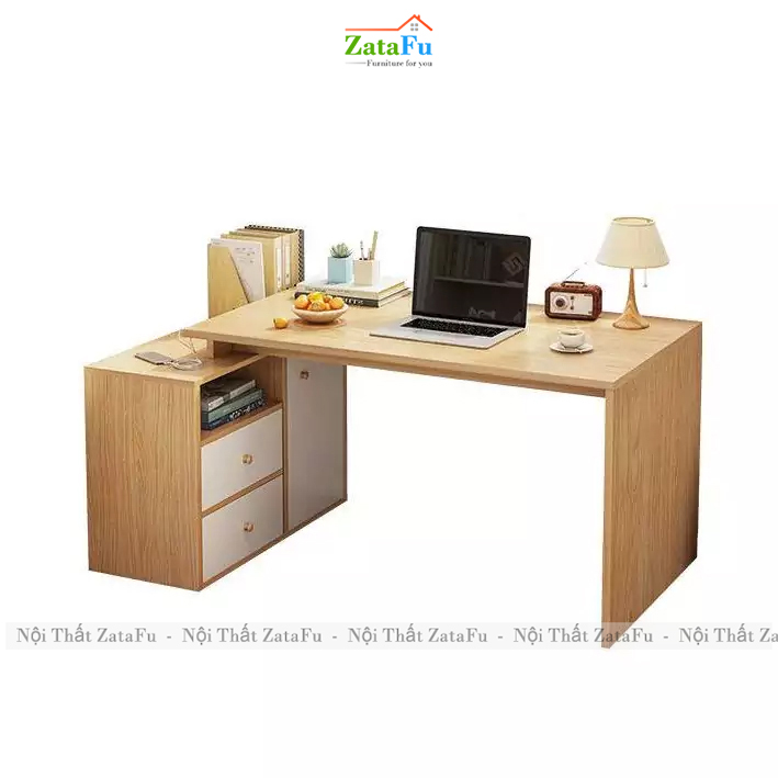 Bàn Học Sinh Bàn Làm Việc Thiết Kế Xoay Độc Đáo Tích Hợp Ngăn Kéo BLV-169 ZataFu