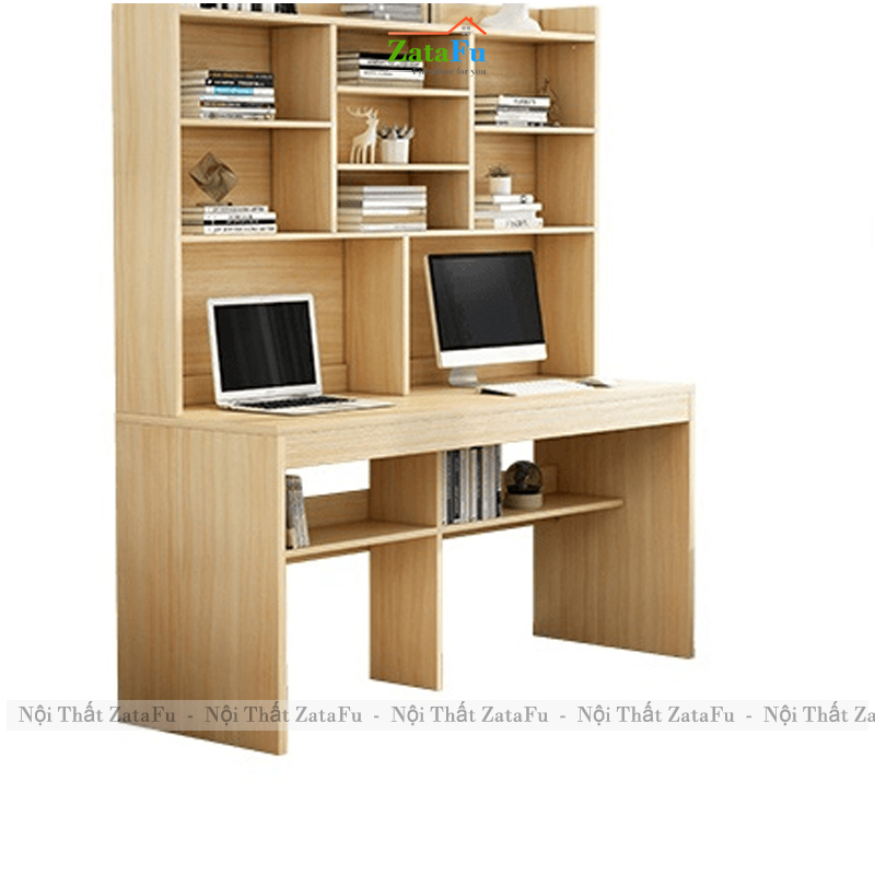 Bàn Làm Việc Bàn Học Kết Hợp Kệ Sạch Có Không Gian Lưu Trữ Lớn BLV-175 ZataFu