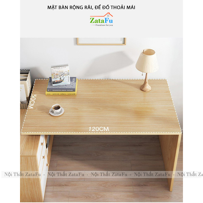 Bàn Học Sinh Bàn Làm Việc Thiết Kế Xoay Độc Đáo Tích Hợp Ngăn Kéo BLV-169 ZataFu