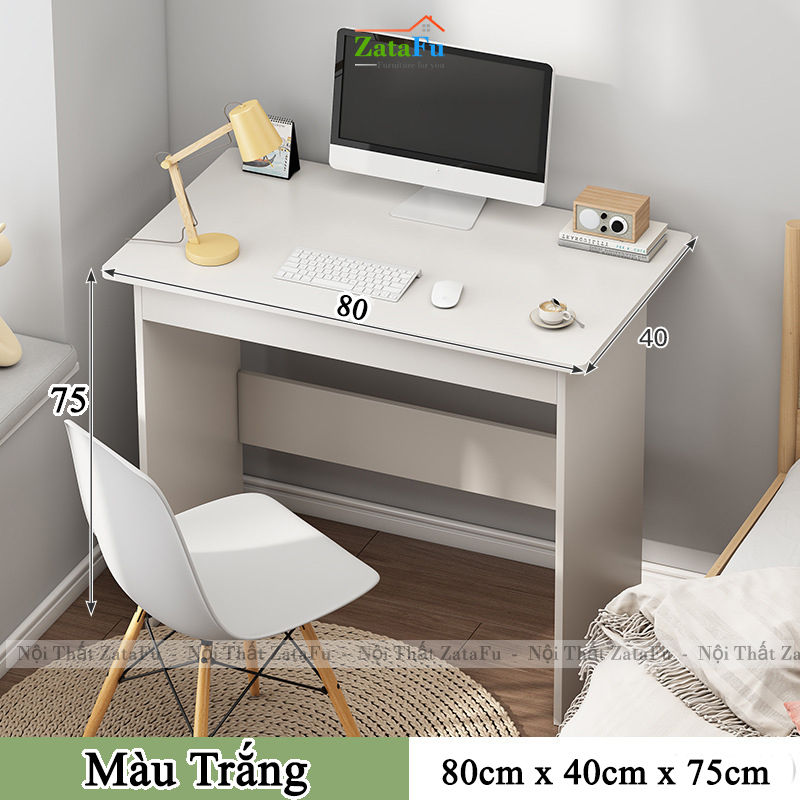Bàn Học Bàn Làm Việc Gỗ MDF Cao Cấp Thiết Kế Đơn Giản BLV-162 ZataFu