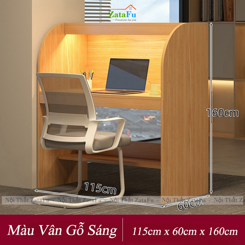 Bàn Học Khép Kín Cho Học Sinh, Sinh Viên Học Tập Không Bị Làm Phiền BLV-140 ZataFu