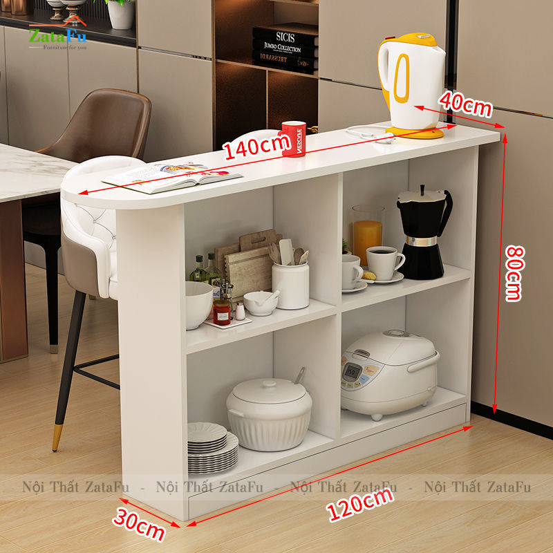 Bàn Bếp Đa Năng Làm Bàn Ăn Kệ Đựng Đồ Dùng Nhà Bếp BAGD-02