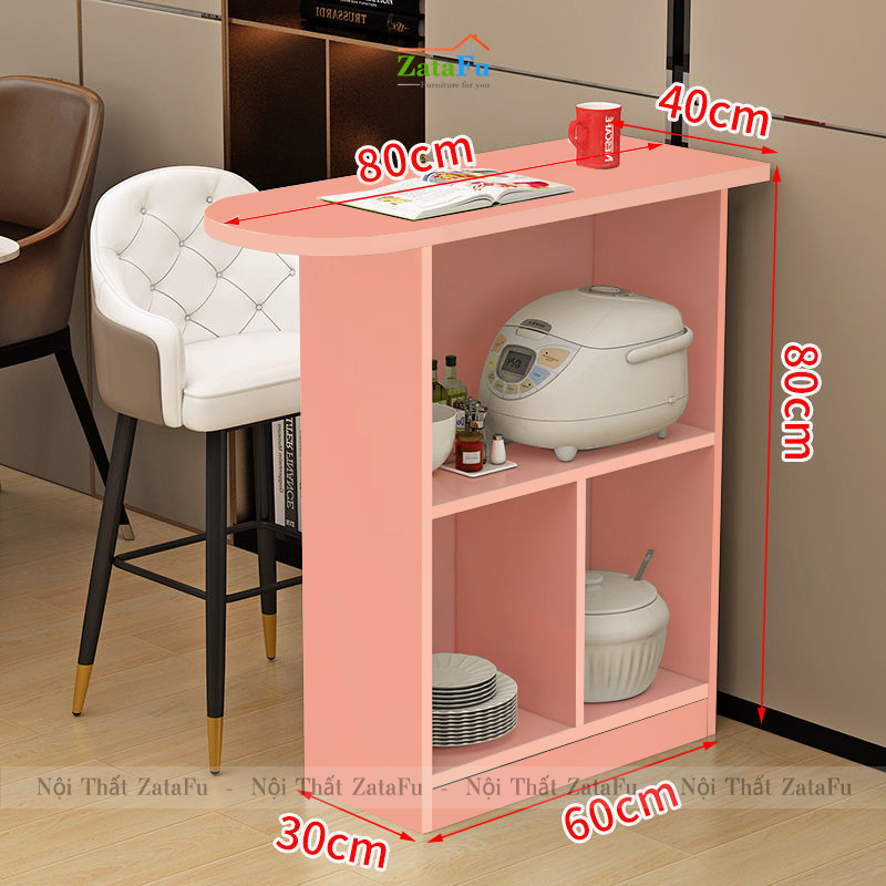 Bàn Bếp Đa Năng Làm Bàn Ăn Kệ Đựng Đồ Dùng Nhà Bếp BAGD-02