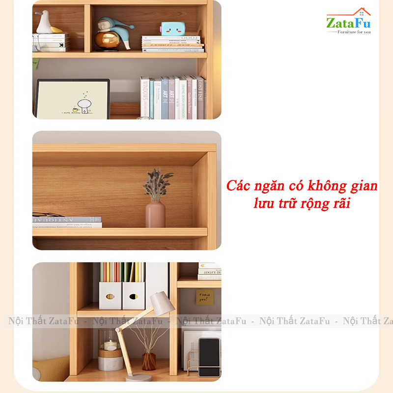 Bàn Học Gỗ MDF Ván Dày 17mm Có Cửa Kính Thiết Kế Theo Phong Cách Bắc Âu BLV-135 ZataFu