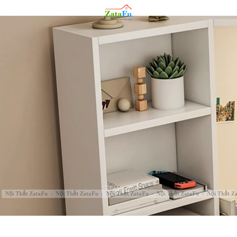 Bàn Học Bàn Làm Việc Ván Dày 17mm Thiết Kế Góc Tường Phong Cách Tối Giản Hiện Đại BLV-136 ZataFu