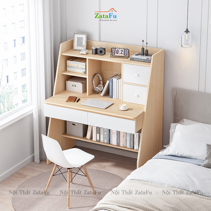 Bàn học, bàn làm việc chân hình thang mẫu 2 BLV-83