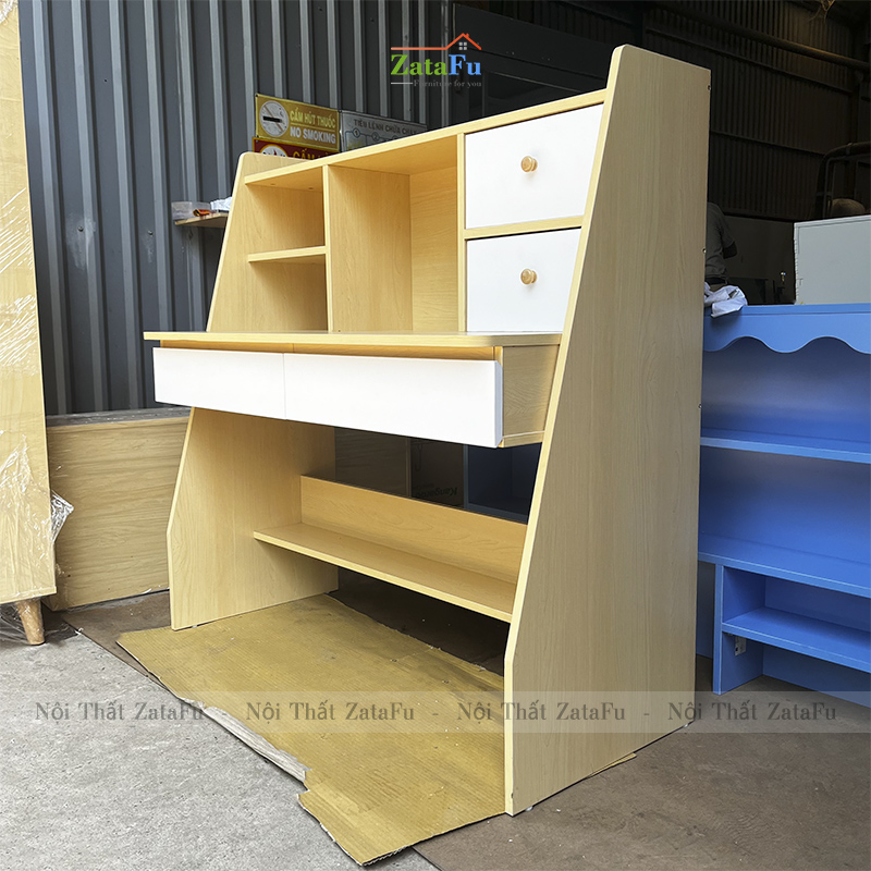 Bàn học, bàn làm việc chân hình thang mẫu 2 BLV-83