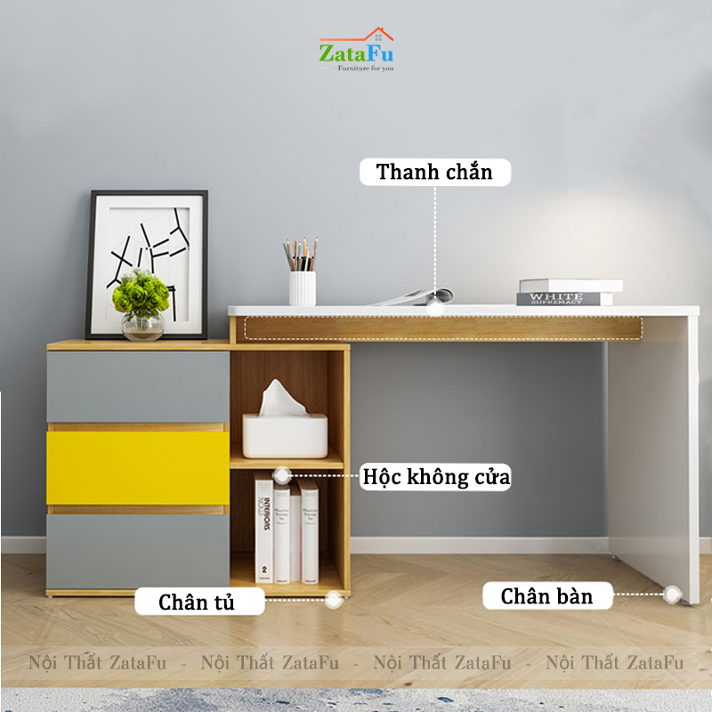 Bàn học bàn làm việc đơn, bàn đôi BLV-68