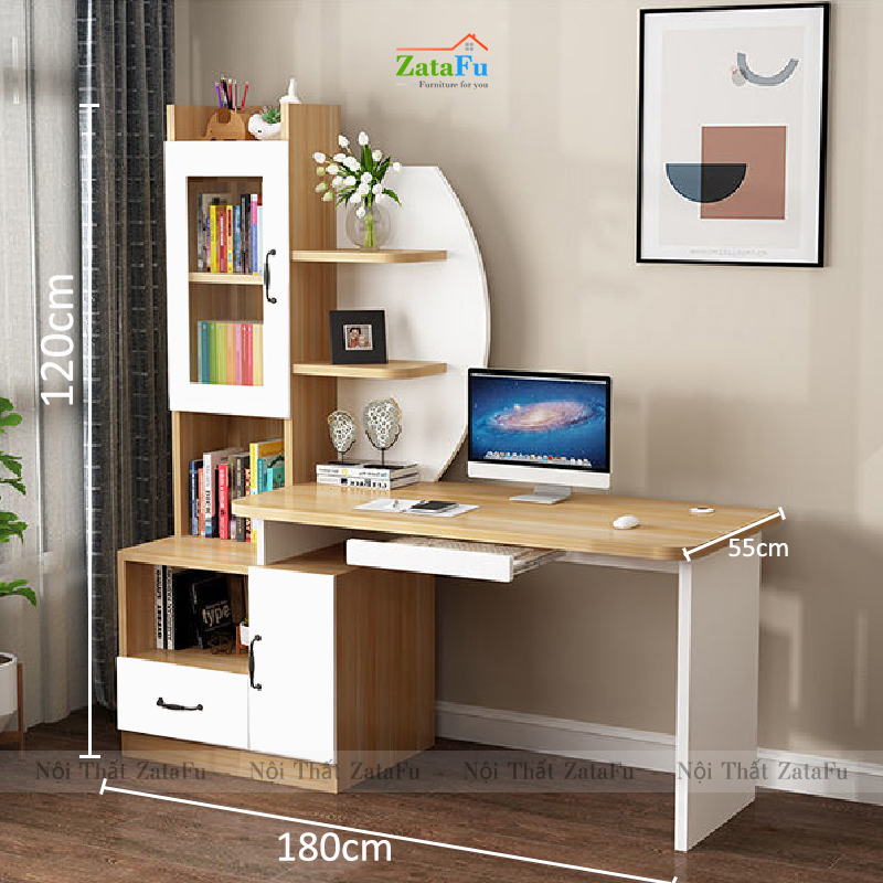 Bàn Học Bàn Vi Tính Hình Cánh Buồm BLV-74
