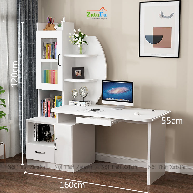 Bàn Học Bàn Vi Tính Hình Cánh Buồm BLV-74