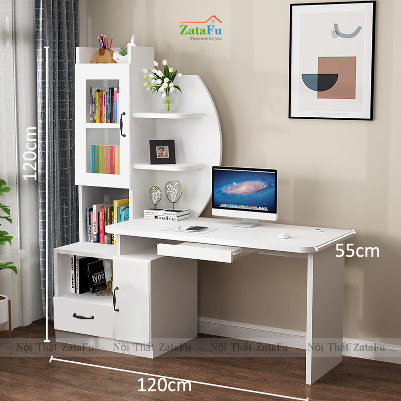 Bàn Học Bàn Vi Tính Hình Cánh Buồm BLV-74