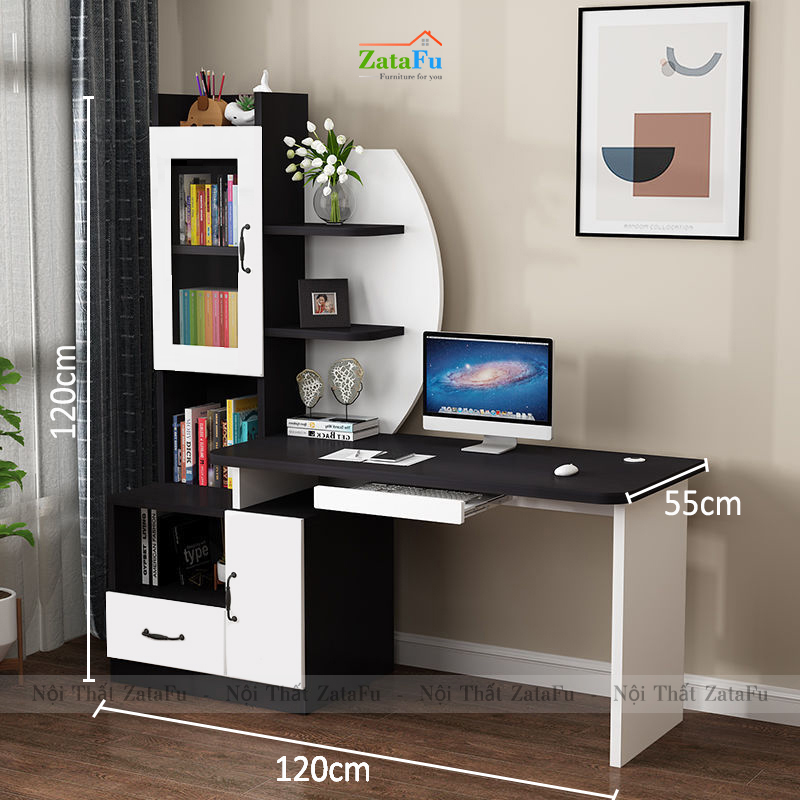 Bàn Học Bàn Vi Tính Hình Cánh Buồm BLV-74