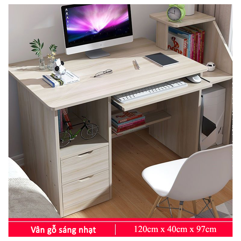 Bàn học bàn vi tính thiết kế hiện đại BLV-71