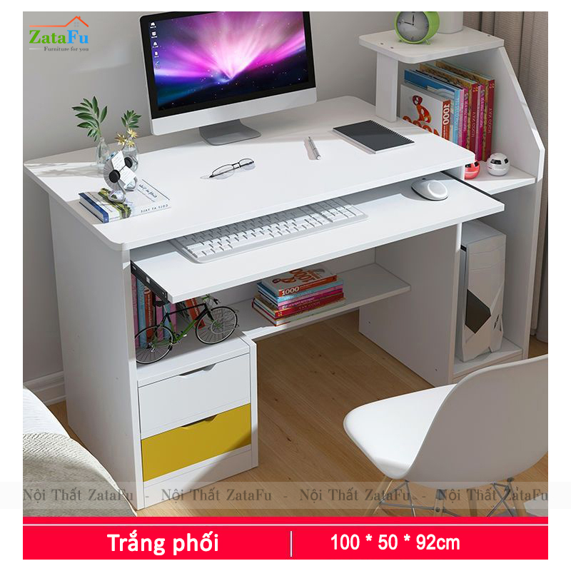 Bàn học bàn vi tính thiết kế hiện đại BLV-71