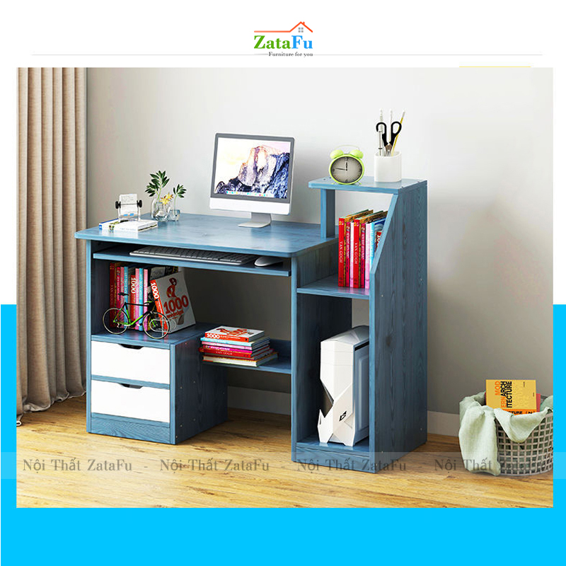 Bàn học bàn vi tính thiết kế hiện đại BLV-71