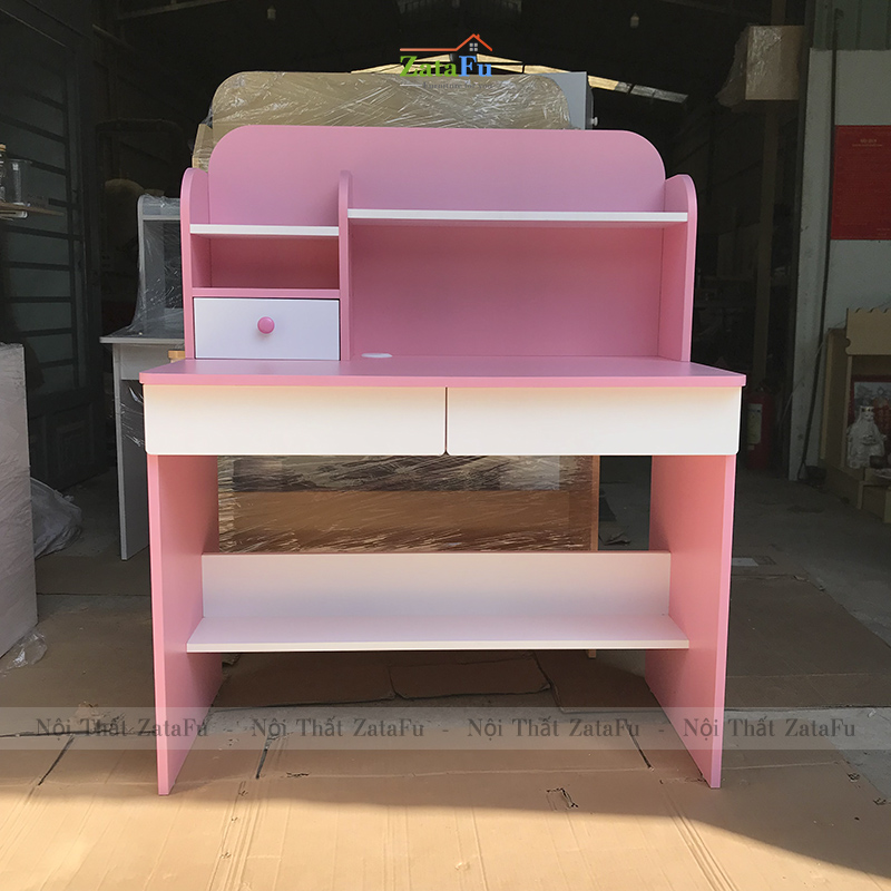 Bàn Học Cho Bé Thiết Kế Có Ngăn Đựng Sách BLV-01