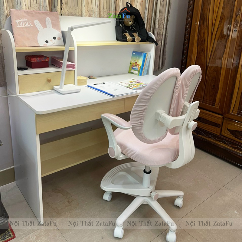 Bàn Học Cho Bé Thiết Kế Có Ngăn Đựng Sách BLV-01