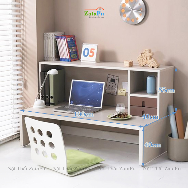 Bàn làm việc ngồi bệt kích thước lớn BLV-33
