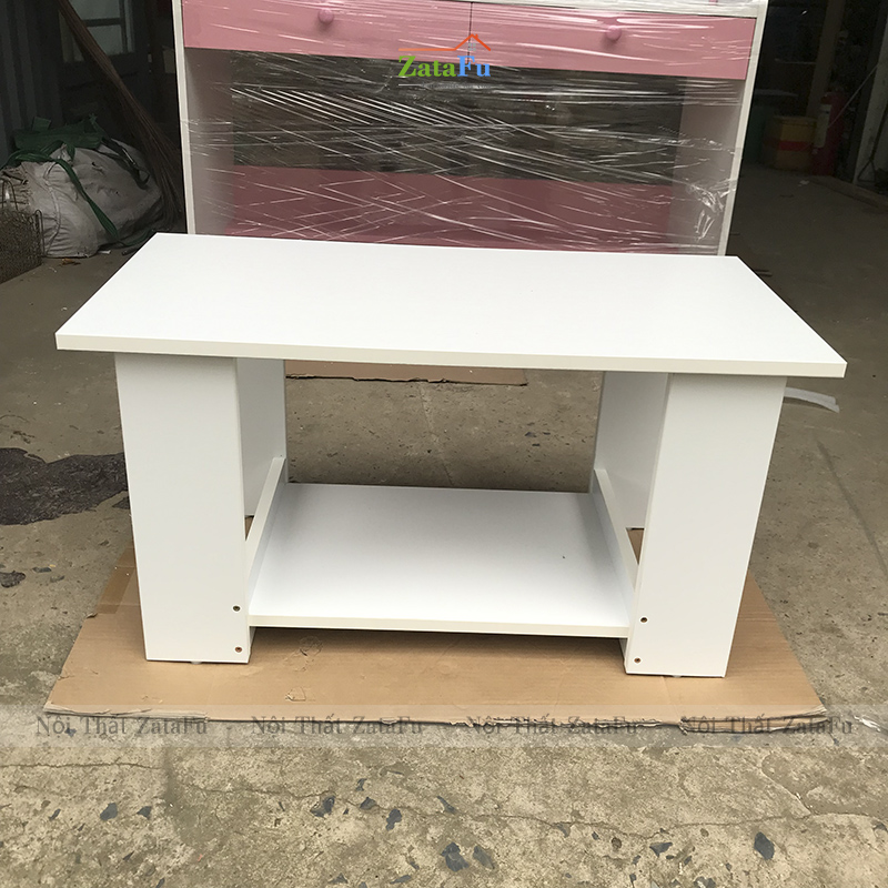 Bàn sofa gỗ 2 tầng thiết kế đơn giản BSF-03