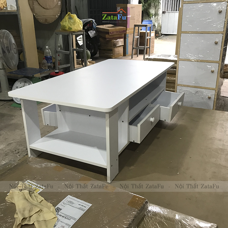 Bàn sofa giá rẻ thiết kế 4 ngăn kéo BSF-18