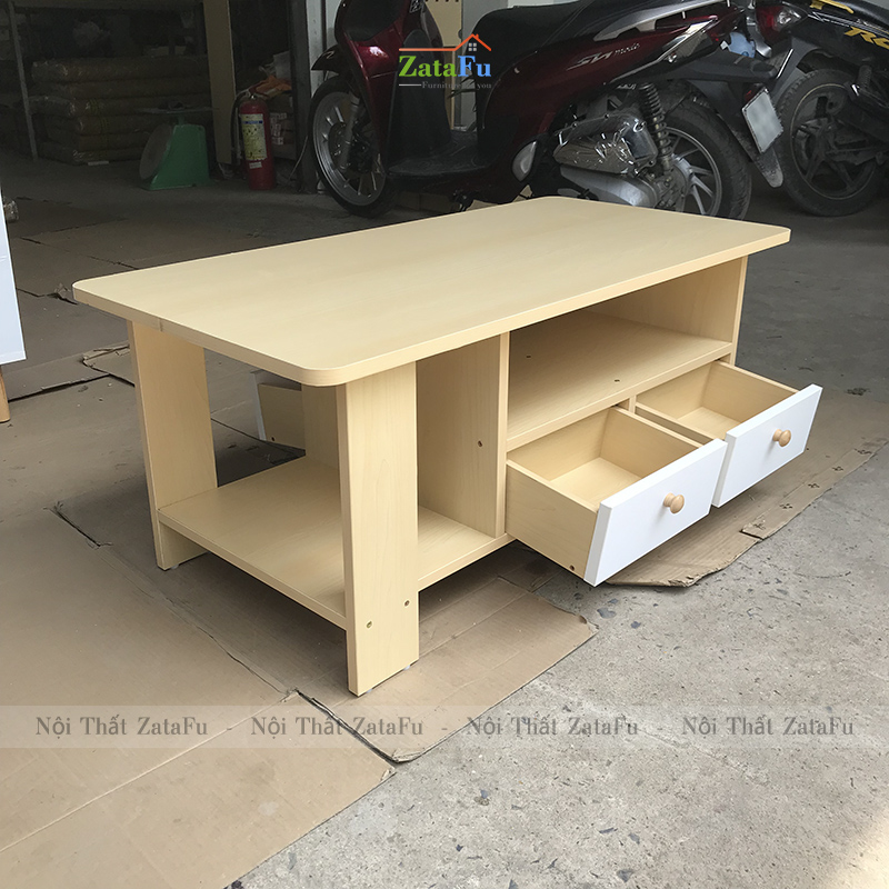 Bàn sofa giá rẻ thiết kế 4 ngăn kéo BSF-18