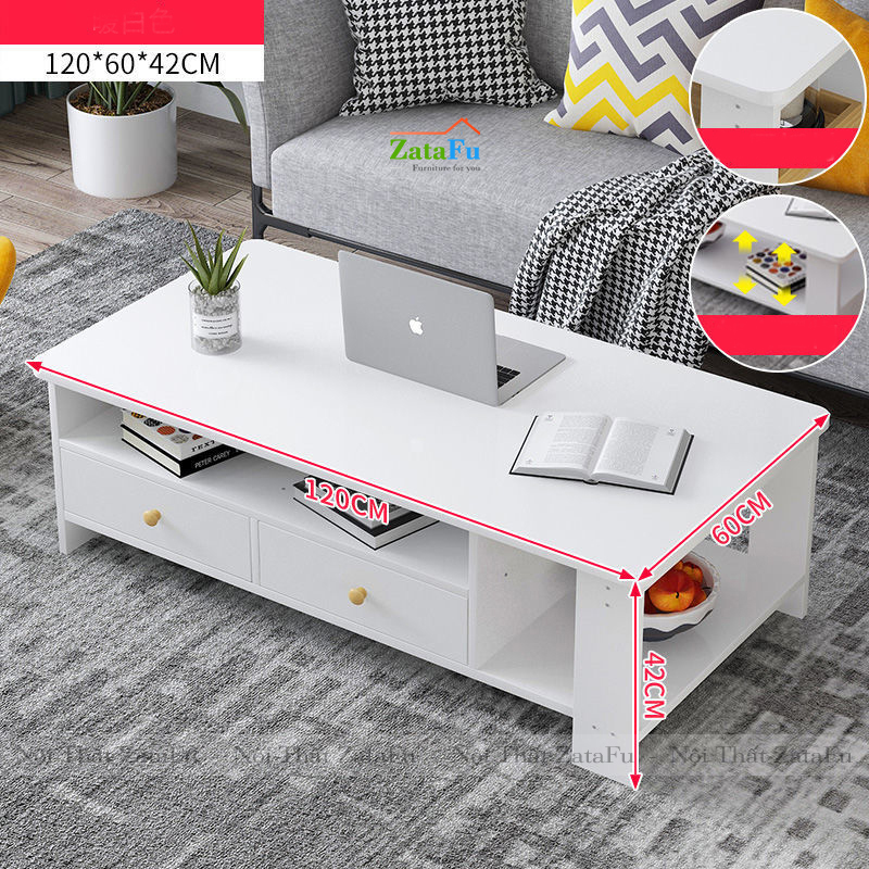 Bàn sofa giá rẻ thiết kế 4 ngăn kéo BSF-18