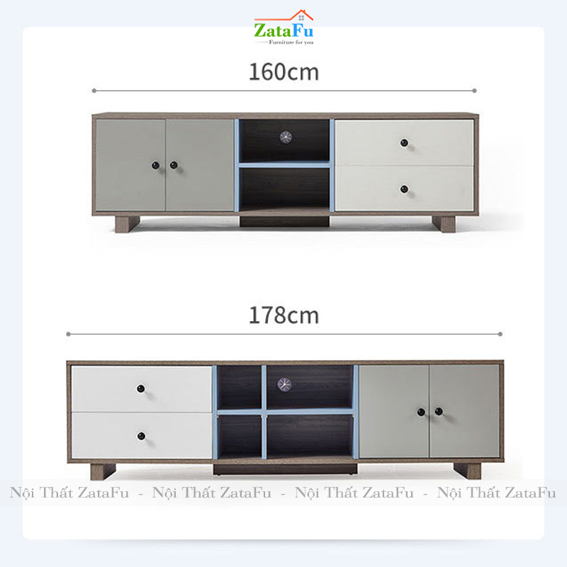 Kệ tivi phòng khách phong cách năng động KTV-09