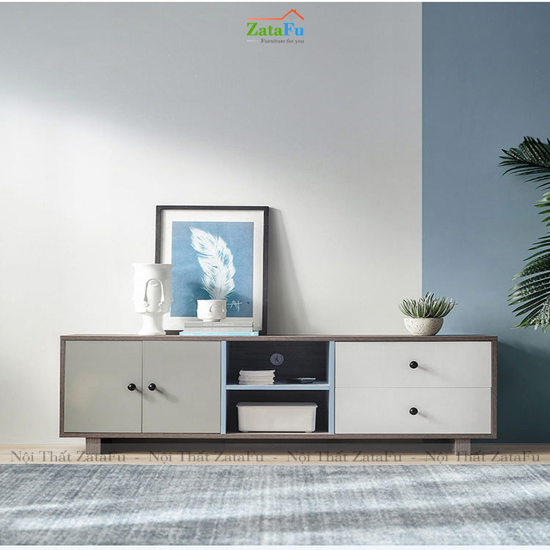 Kệ tivi phòng khách phong cách năng động KTV-09
