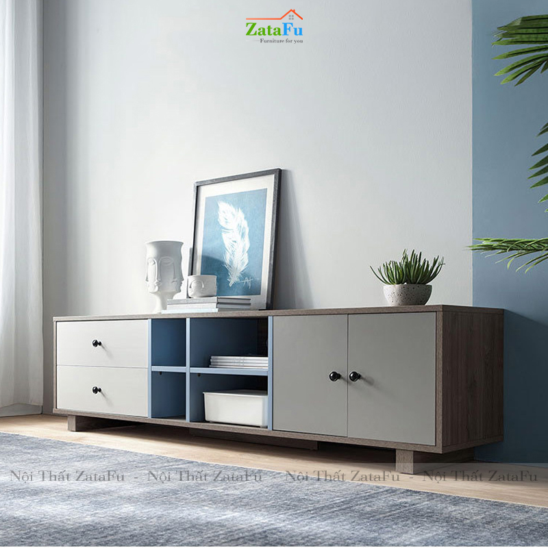 Kệ tivi phòng khách phong cách năng động KTV-09