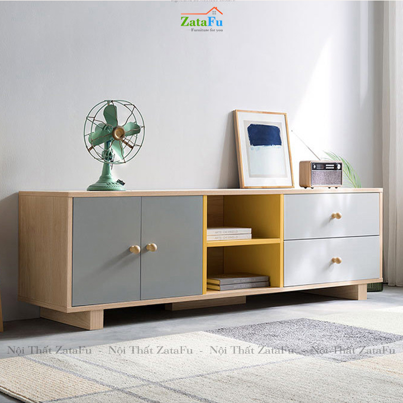 Kệ tivi phòng khách phong cách năng động KTV-09