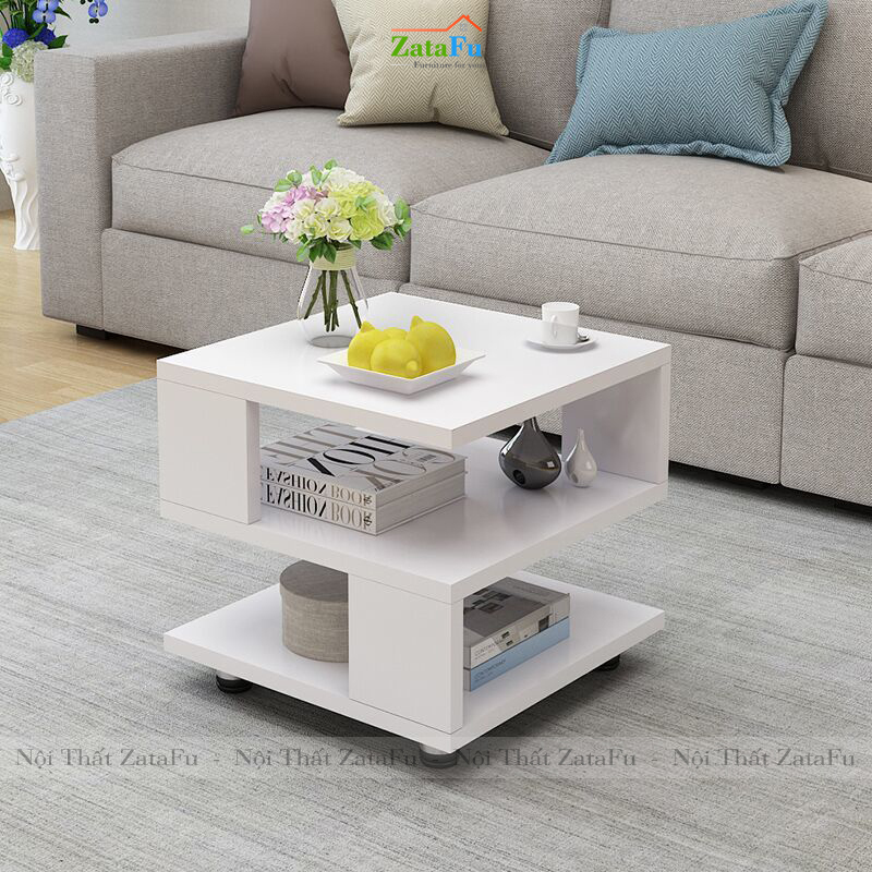 Bàn sofa bàn để đầu giường chân inox BSF-10