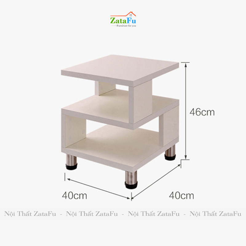 Bàn sofa bàn để đầu giường chân inox BSF-10