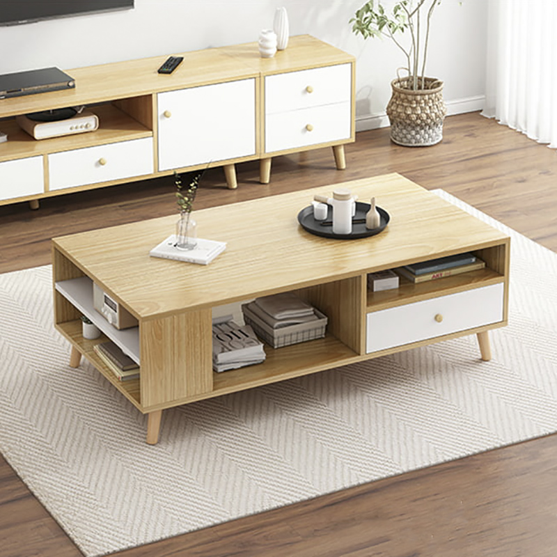 Bàn Trà Sofa Phòng Khách Chân Gỗ Thiết Kế Hiện Đại BSF-35 ZataFu