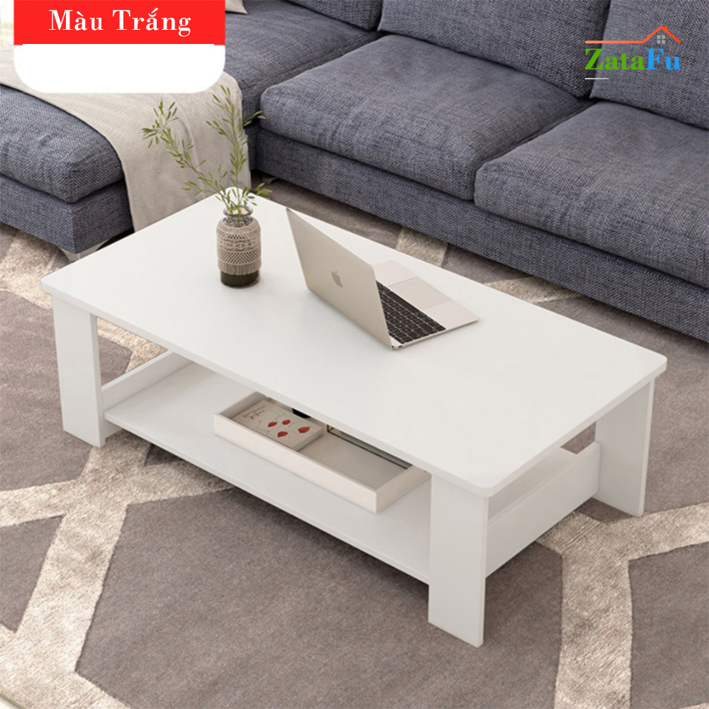 Bàn sofa gỗ 2 tầng thiết kế đơn giản BSF-03
