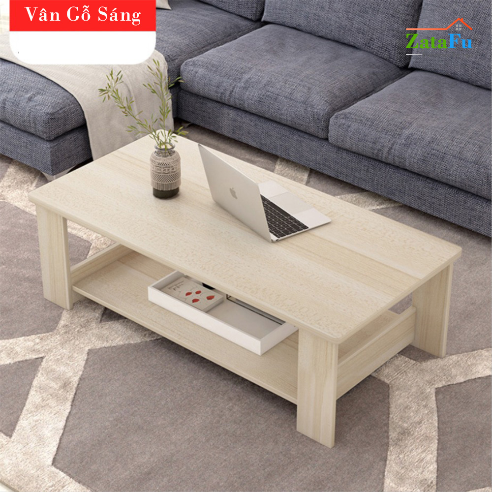 Bàn sofa gỗ 2 tầng thiết kế đơn giản BSF-03