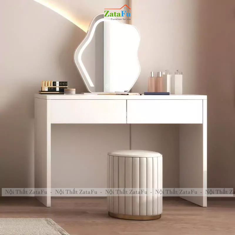 Bàn Trang Điểm Gỗ MDF Mamg Phong Cách Tối Giản BTD-37 ZataFu