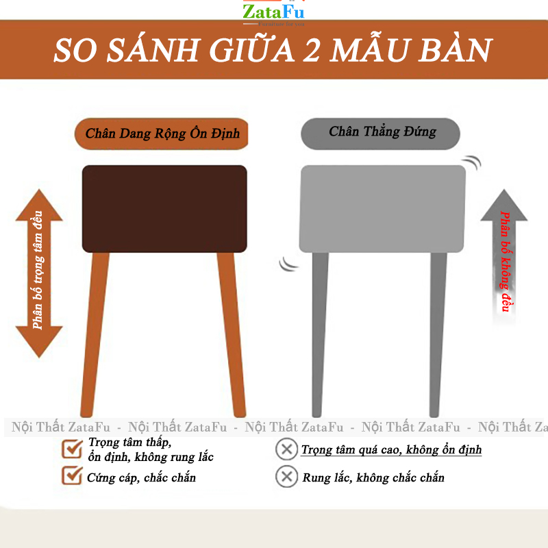 Bàn Trang Điểm Chân Gỗ Tự Nhiên Thiết Kế Nhiều Ngăng Chứa Đồ BTD-30 ZataFu
