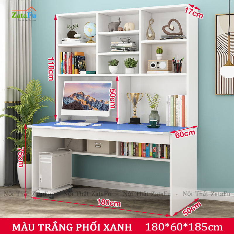 Bàn vi tính liền kệ xinh xắn BLV-50
