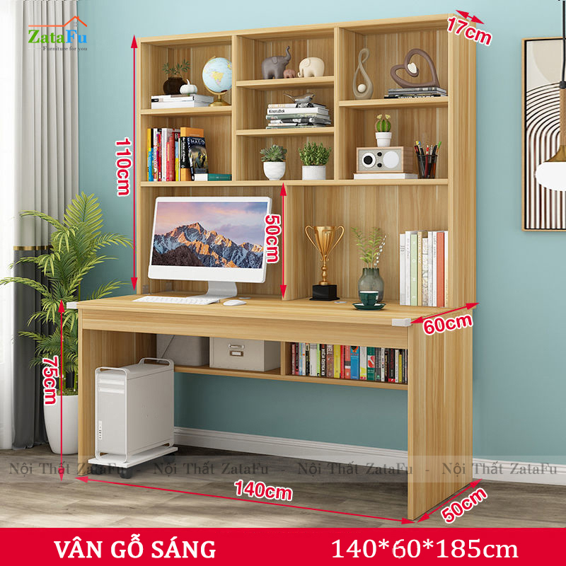 Bàn vi tính liền kệ xinh xắn BLV-50
