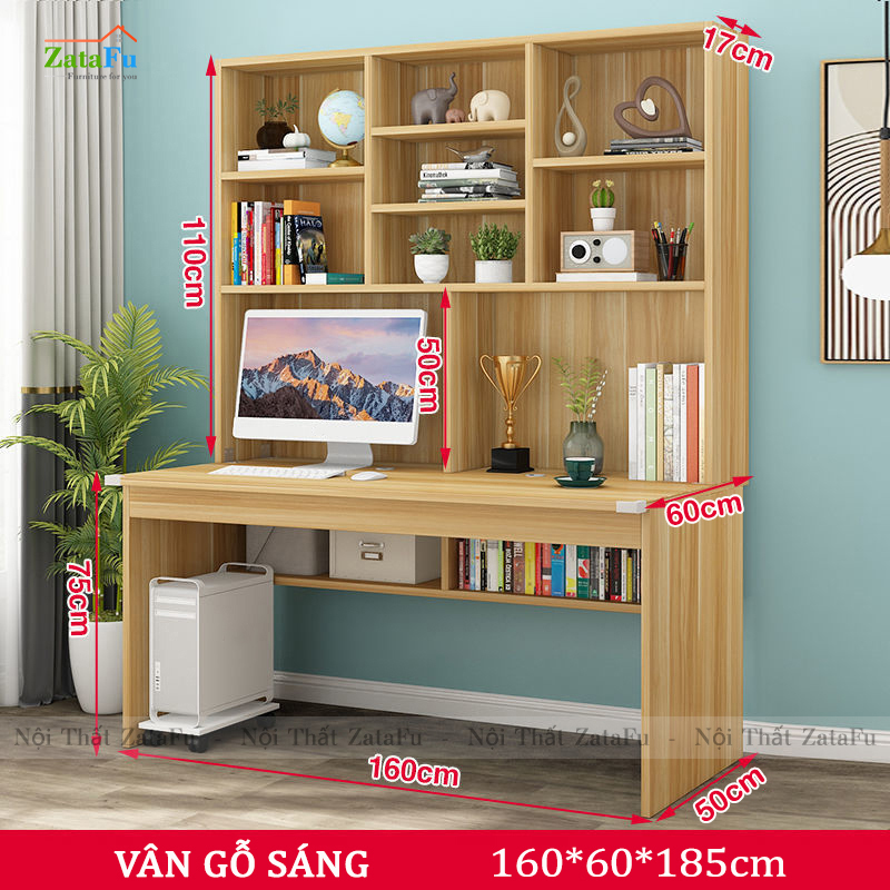 Bàn vi tính liền kệ xinh xắn BLV-50