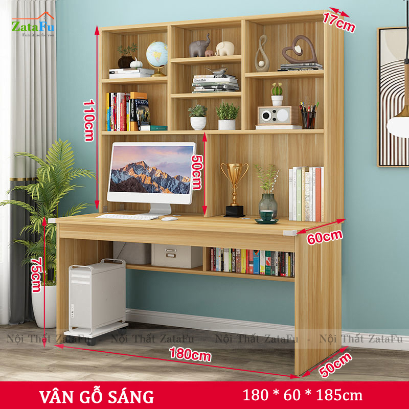 Bàn vi tính liền kệ xinh xắn BLV-50