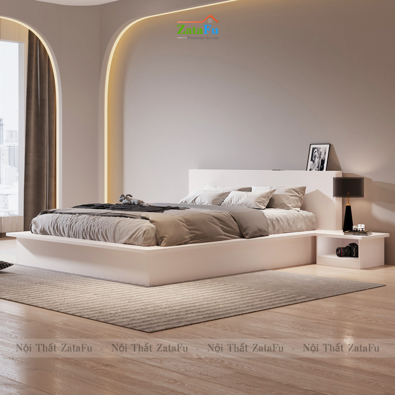 Giường ngủ gỗ công nghiệp cho không gian sang trọng GG-35