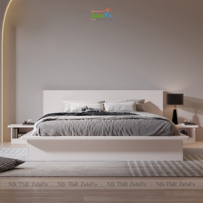 Giường ngủ gỗ công nghiệp cho không gian sang trọng GG-35