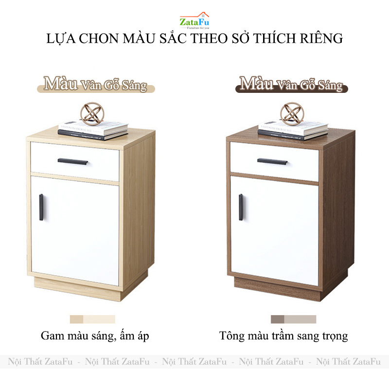 Combo Bàn Trà Sofa, Kệ Tủ Tivi Phòng Khách Thiết Kế Hiện Đại Gỗ MDF BSF-42 ZataFu