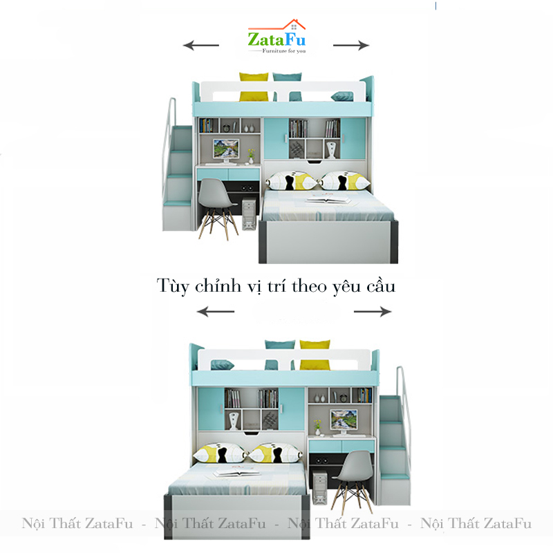 Giường tầng đôi cho bé GG-11