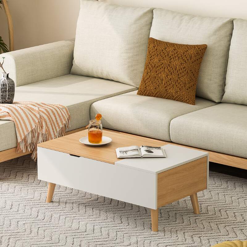 Bàn Trà Sofa Phòng Khách Gấp Gọn Đa Năng BSF-34 ZataFu